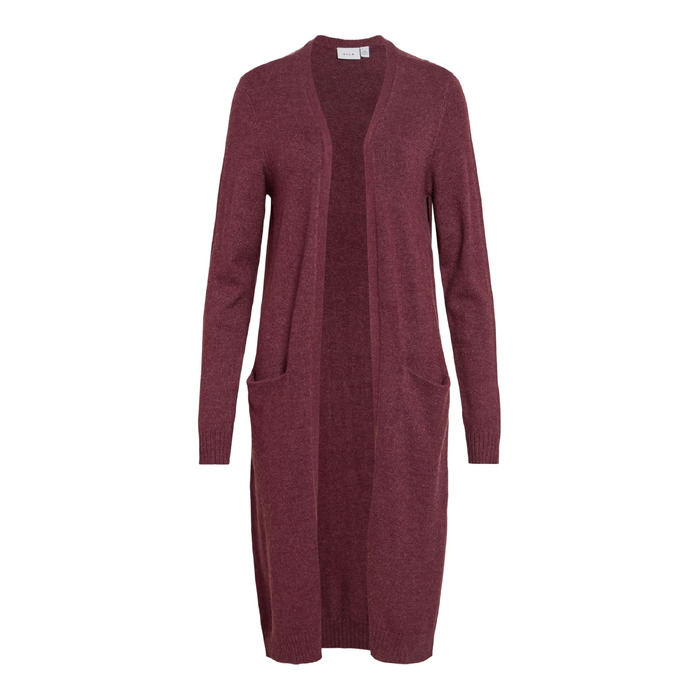 Кардиган жіночий Vila VIRIL Longline в'язаний (XL, Port Royale) - подовжений жакет