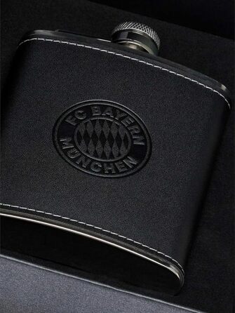 Набір фляга FC Bayern München з подарунковою коробкою, 2 чашки та воронка, 200 мл, нержавіюча сталь
