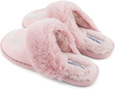 Тапочки True Religion для жінок, подарунок для жінок, зручні тапочки рожевого кольору, розмір Small