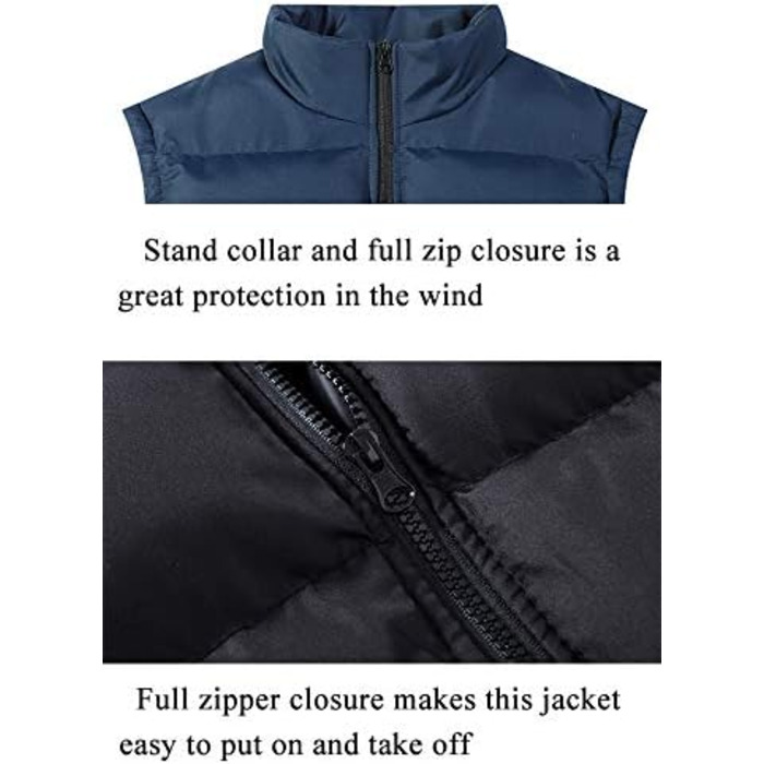 Чоловіча жилетка MADHERO з коміром-стійкою, стьобана безрукавка, XXL, темно-сірий