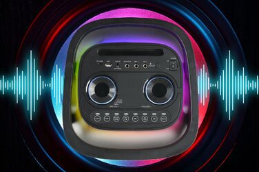Портативна караоке-система Bluetooth Power Audio Manta Hektor з мікрофоном, 160 Вт