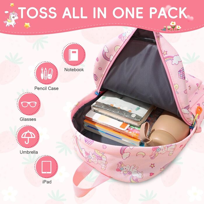 Дитячий рюкзак для хлопчика, міні-рюкзак, рюкзак у дитячий садок/школу, сумочка для малюків, для хлопчиків та дівчаток, єдиноріг #9