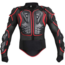 Motorcycle jacket, body armor, upper body protection, for motocross, motorcycle racing, protective gear L