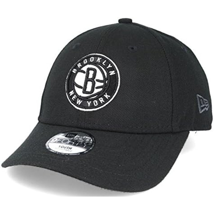 Дитяча кепка New Era NBA The League з регулюванням та застібкою-липучкою, логотип команди (6-12 років, Brooklyn Nets)
