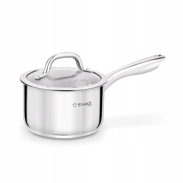 Набір посуду Starke Pro Treviso 10 предметів: каструлі для індукції та газу, сковорода та пароварка