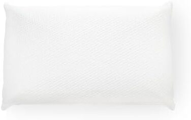 Mr. Sandman Ergonomic Pillow 40x80, Neck Pillow with 2 Pillowcases, Visco Pillow perfectly suitable for stomach sleepers, back sleepers, and side sleepers, Memory Foam Pillow