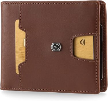 Чоловічий тонкий гаманець ZNAP® з RFID захистом | Slim Wallet для кредитних карток (8 карт)