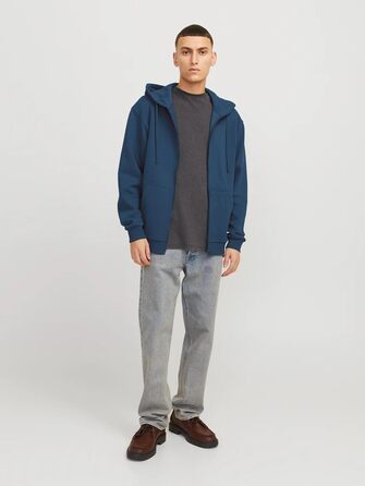 Куртка Jack & Jones Plus Size з капюшоном, великі розміри (6XL), колір: Insignia Blue