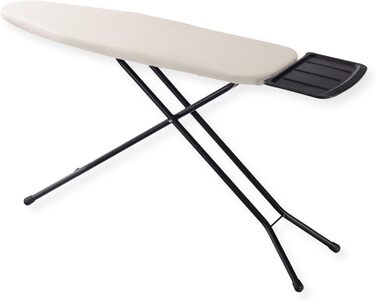 Прасувальна дошка SensaHome – розкладний стіл для прасування з підставкою для праски – 120×38 см, квітковий принт (Taupe, 125x45x97 см)