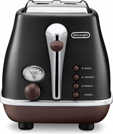 Тостер De'Longhi CTOV 2103.BK, чорний, 900 Вт