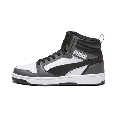 Кросівки Puma Rebound V6 Unisex Біло-Чорно-Сірі (42 EU)