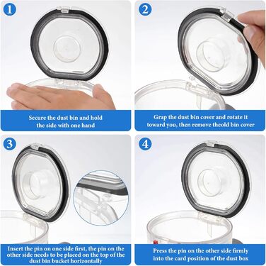 Контейнер для пилу AiLomey (замінник) для Dyson V12 Detect Slim, V10 Digital Slim, V7, V8, SV10, SV11. Замінник оригінальної запчастини 965272-01. Підходить для моделей Dyson V12 Slim, V10 Digital Slim, V7, V8, SV10, SV11.