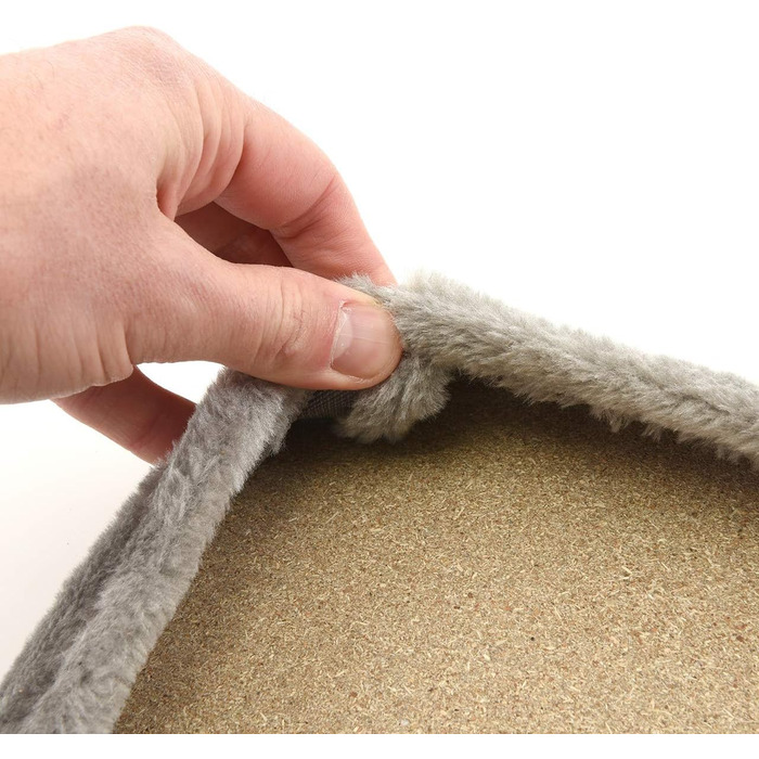 Кішка ліжко на підвіконня велике - Snuggly Place, сірий, 75 x 35 см