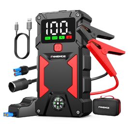 Powerbank Starthilfe 6000A 26800mAh: Зарядний пристрій для автомобіля, 12V, 26800mAh, USB Quick Charge 3.0, LED ліхтар, EC-5 вихід