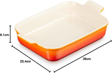 Форма для запікання Le Creuset прямокутна керамічна Tradition 32 см, червоний 71102320900001
