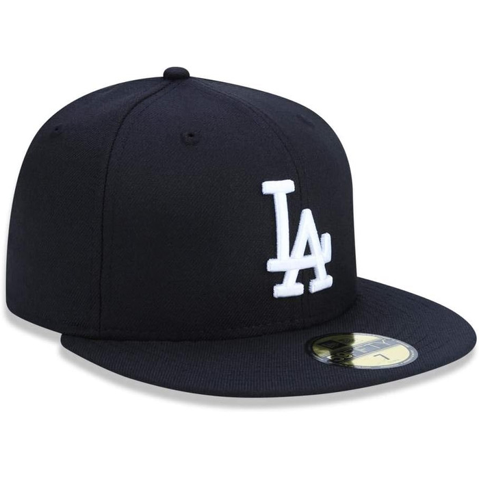 Кепка New Era MLB Basic LA Dodgers 59Fifty Fitted чорна/біла (60-61)