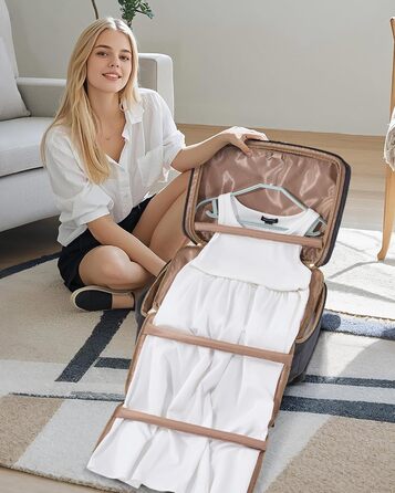 Рюкзак LOVEVOOK для ручної поклажі літака 45x36x20, жіночий великий рюкзак для подорожей з відділенням для ноутбука 17,3 дюйма, водонепроникний, підходить для Easyjet, для ділових поїздок та подорожей (Чорний, 45 x 36 x 20 см (17,3 дюйма))