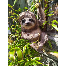 Animal Crackers Large Climbing Sloth on Rope Tree Garden Ornament Decoration Sloth Lover Gift