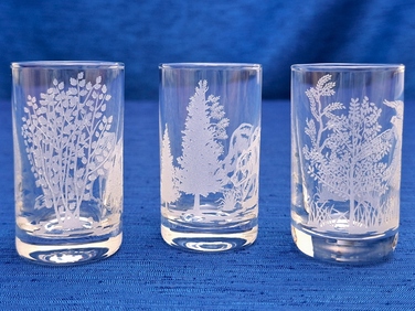 Набір чарок для горілки Art-Glass Myśliwskie, прозорі, 30 мл, 6 шт.