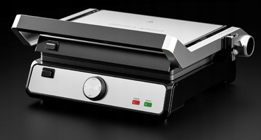 Електричний контактний гриль Götze & Jensen GL601X, сріблястий/сірий, 2200 Вт