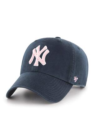 Кепка бейсболка 47 Brand Cleveland Indians Clean Up Strapback (Navy синій)