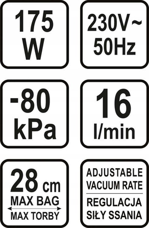 Вакууматор для продуктів LUND 67882, 175 Вт