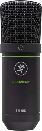 Мікрофон конденсаторний великої мембрани Mackie EM-91C для професійних студійних записів, XLR