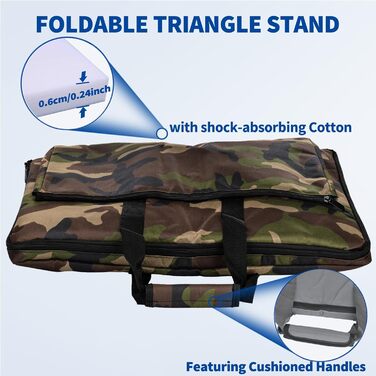 Bingfu Travel Bag for Starlink Gen3 Satellite Internet Kit – Double Pocket Design for Antenna, Ethernet Cable, Router, Power Supply – Ideal for RV Camping and Outdoor Use, Camouflage Pattern