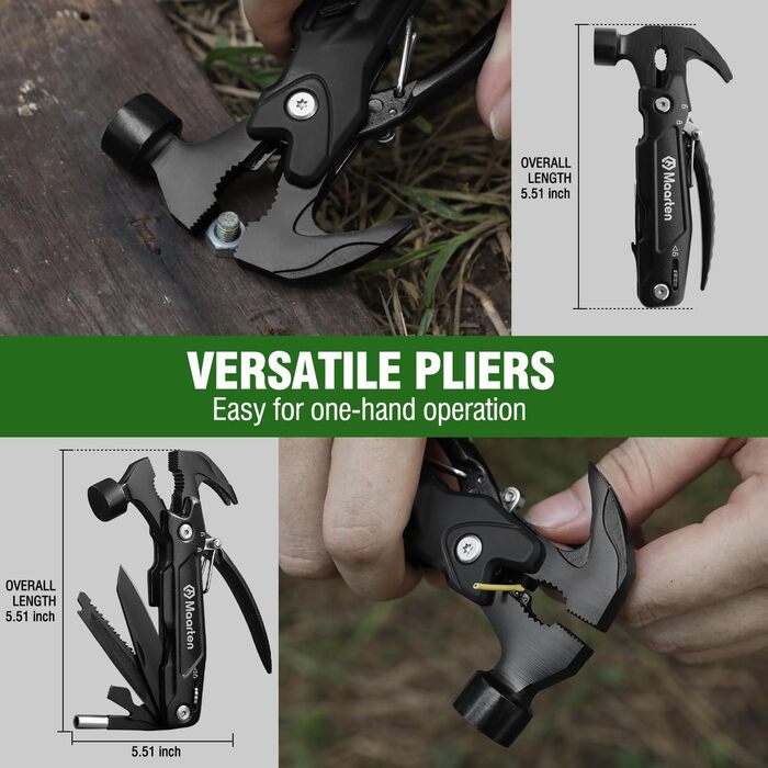 Мультитул 14 в 1 для чоловіків: набір інструментів для кемпінгу, подарунок на День народження, Різдво, Адвент-календар для чоловіків