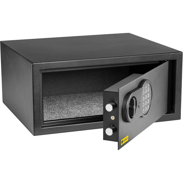 Міцний сейф HomeSafe HV24E з електронним замком: 20x44x38 см. Захист для дому, грошей, прикрас, документів та ноутбука.
