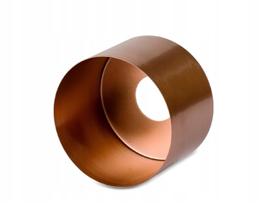 Стельна люстра в стилі лофт, мідна, на 3 цоколі E27