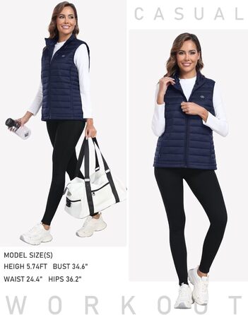 oFiz Steppweste Daen: Легка степкова жилетка Daen для активного відпочинку, туризму та подорожей (Синій, L)