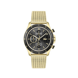 Годинник чоловічий Lacoste Neo Heritage Chronograph Quartz з браслетом (Золотий)