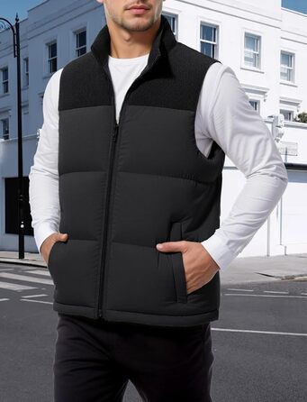 Чоловіча жилетка AIEOE з утеплювачем, без рукавів, тепла зимова жилетка з корду, для активного відпочинку, розміри EU S-3XL