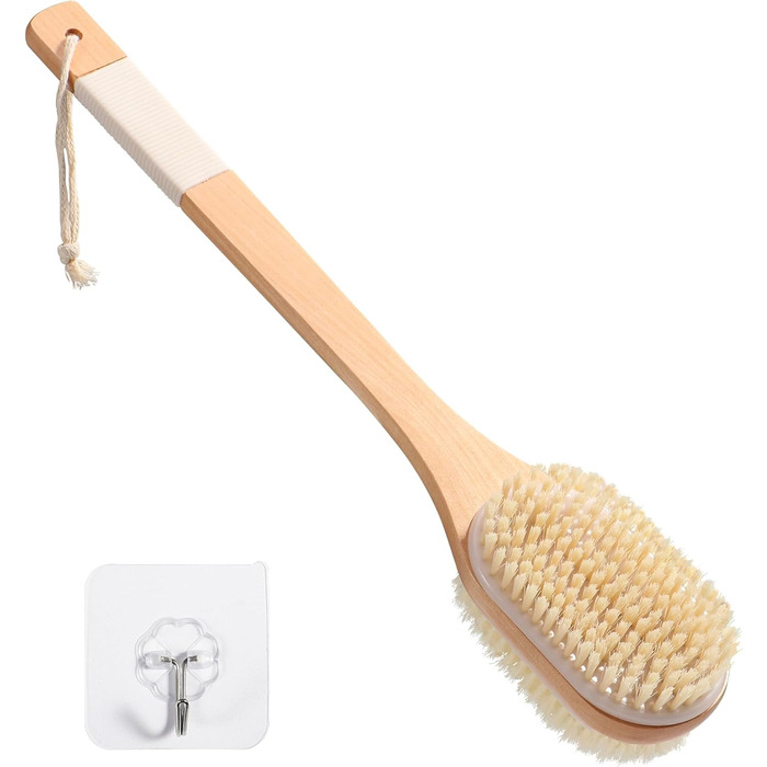 Щітка для спини Trockenbürste, масажна щітка для тіла, суха щітка для лімфодренажу, душова щітка, скрабер для тіла