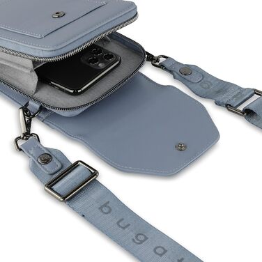 Сумка Bugatti Almata на плече з відділенням для смартфона, кросбоді для жінок (Джинс)