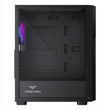 Корпус Preyon Nest Aero ARGB Midi Tower, чорний