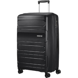 Валіза American Tourister Sunside Spinner L 77 см, розширювана, чорна, 118 л