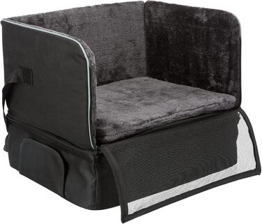 Автокрісло Trixie 1322 для собак, чорне, 45 x 38 x 37 см