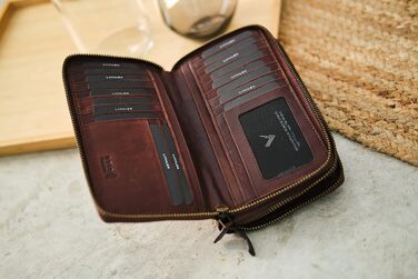 Lavalen® Women's Wallet Large - Leather - Large Women's Wallet - Large Women's Wallet RFID - Large Women's Wallet - Women's Wallet - Women's Leather Wallet - Women's Gift