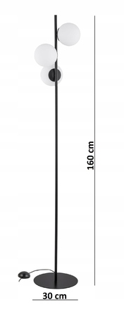 Торшер Elko-Lighting Milo E27 60 Вт, чорний