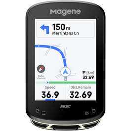 Велокомп'ютер Magene C506SE GPS з кольоровим дисплеєм 2,4'', водонепроникний, WiFi та Bluetooth, навігація, налаштовувані дані, 11 мов