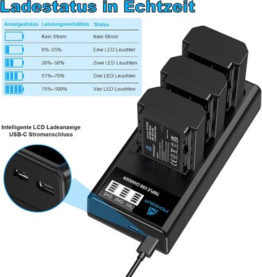 Акумулятор NP-FZ100 Homesuit 2280mAh та подвійний зарядний пристрій для камер Sony ZV-E1, FX3, FX30, A7RIII, A7RV, A7RIV, A7SIII, A7III, A7IV, A7C, A7CII, A6600, A6700, Alpha A1, A9, A9II, A9III, 9R, A9R, 9S (2 шт.) + LED зарядний пристрій (3 шт. акумулят