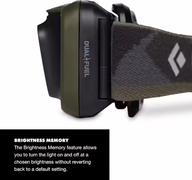 Black Diamond Spot 400 Headlamp Gray-Olive, Headlamp, Size One Size - Color Dark Olive