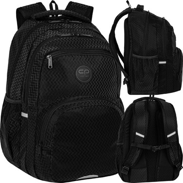 Молодіжний двокамерний рюкзак Coolpack Pick Trace Black F099820
