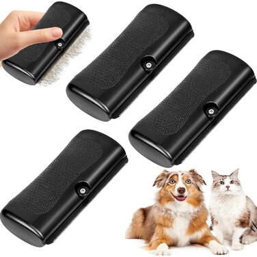 Набір гребінців Fur Wonder Brush для собак та котів (3 шт.) - видалення шерсті, комфортна ручка, для догляду за тваринами