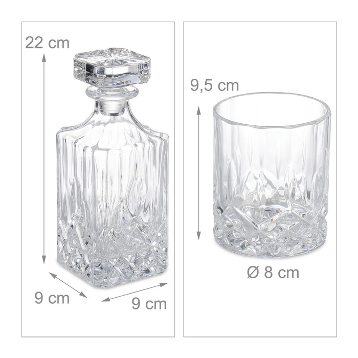 Relaxdays 5-Piece Whisky Set