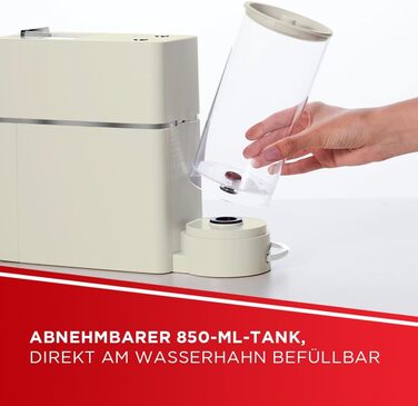 POLTI Coffea S15W: Еспресо-машина з резервуаром 0,85 л (білий/бежевий)