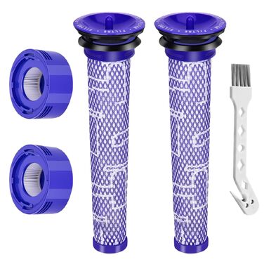 Набір фільтрів для пилососа Dyson V15 SV14 DV17 SV22 та V7 V8 (4 шт.) — Запасні HEPA-фільтри для акумуляторного пилососа