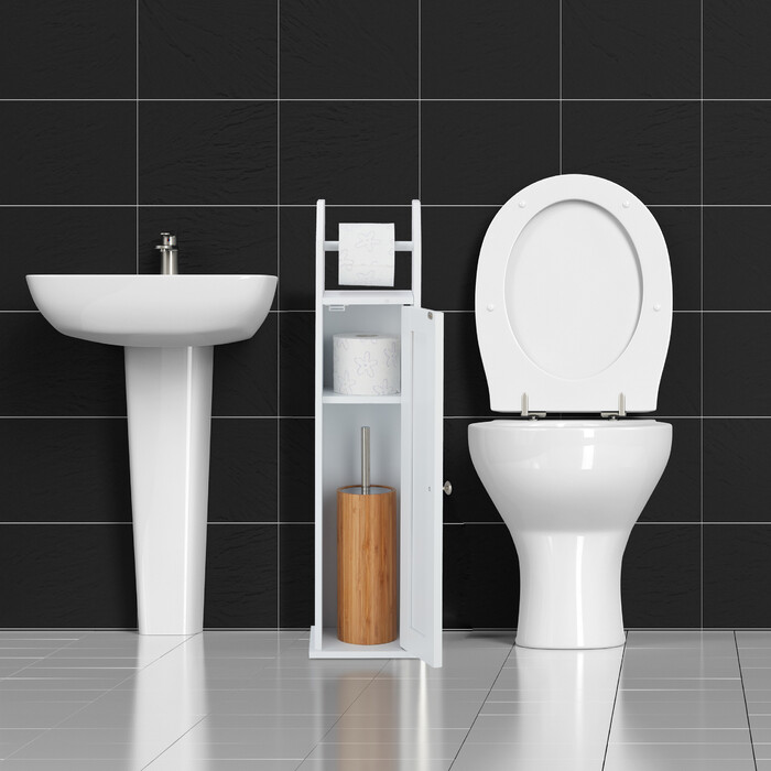 Relaxdays Standing Toilet Paper Holder